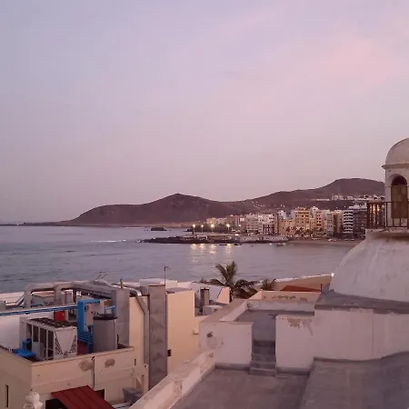 شقة Malibu Canteras Atico 22 Con Terraza - Penthouse With Terrace (adults Only) لاس بالماس دي غران كاناريا