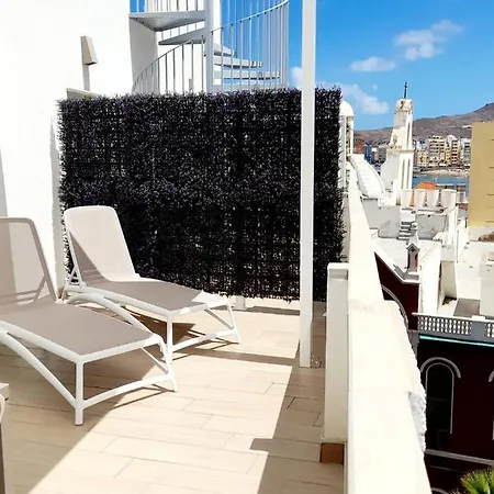 Malibu Canteras Atico 22 Con Terraza - Penthouse With Terrace (adults Only) شقة لاس بالماس دي غران كاناريا